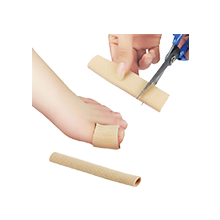 OPEN TOE TUBES GEL LINED FABRIC SLEEVE